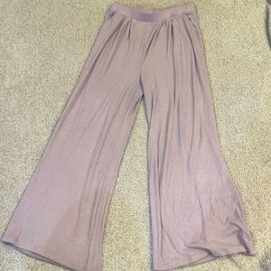 The Nines flared pants, lilac, size large